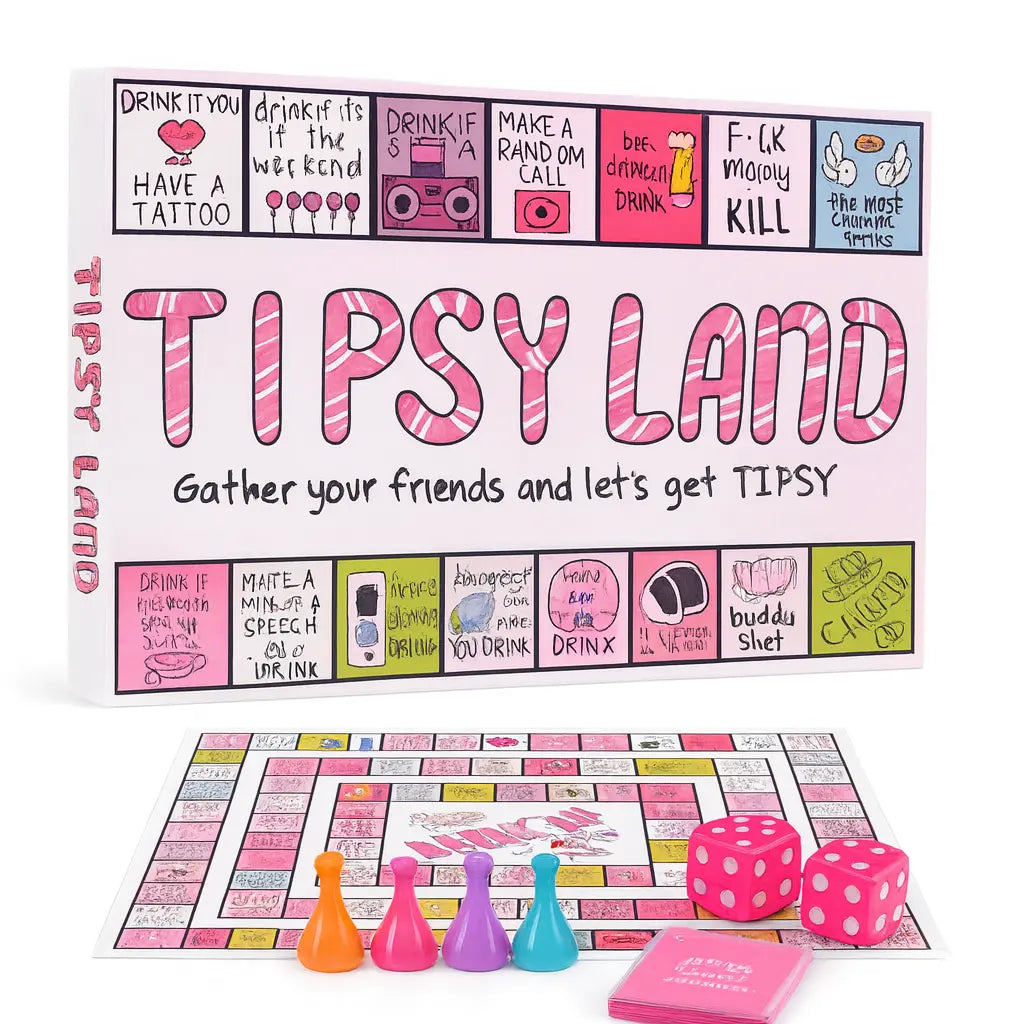 Tipsy Land — Drinking Board Game Sassy Shots