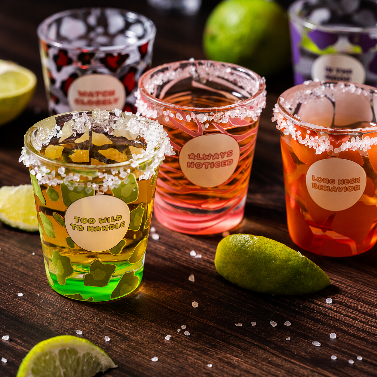 Wild Collection | Set of 6 Sassy Shots