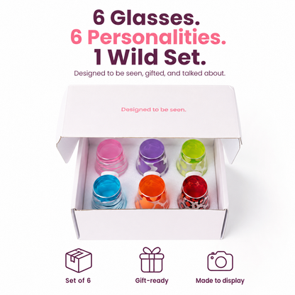 Wild Collection | Set of 6 Sassy Shots
